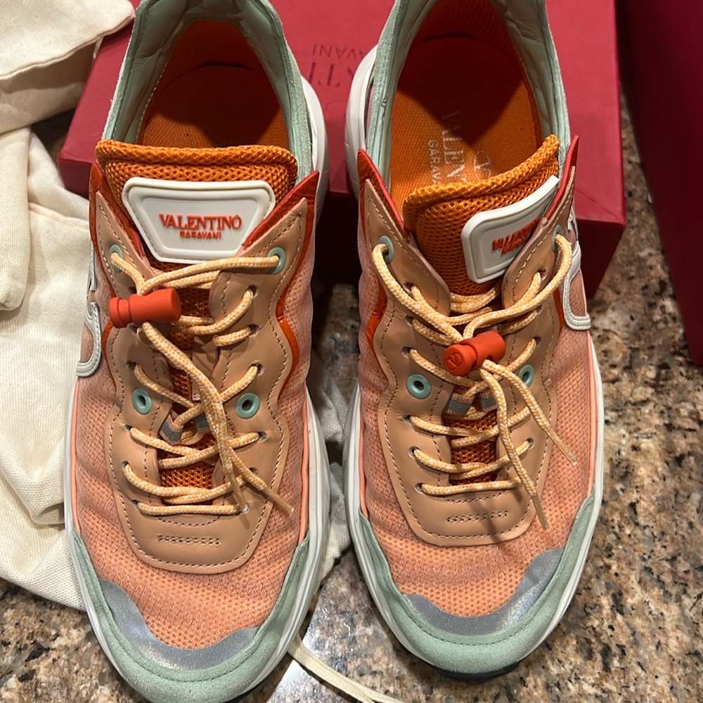 Valentino Garavani colorblock shegoes low top sneakers
